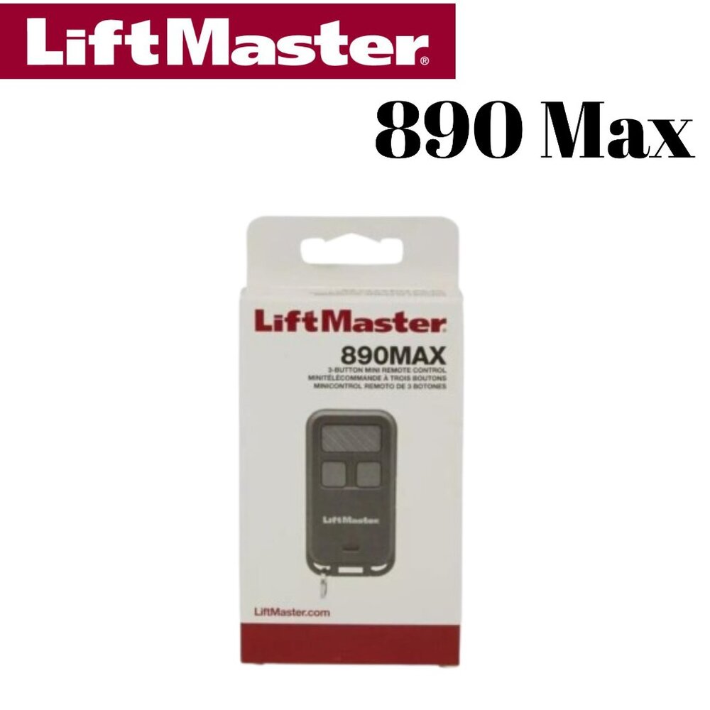 LiftMaster 890MAX 3-Button security Mini key chain Garage Door Opener Control
